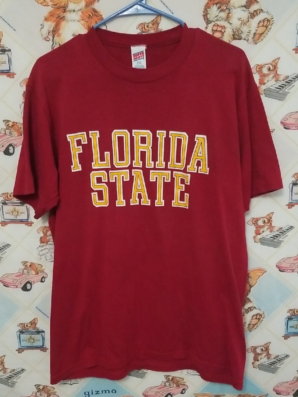 Vintage FSU Florida State University Seminoles Spell Out Gym Shirt Large Size XL
